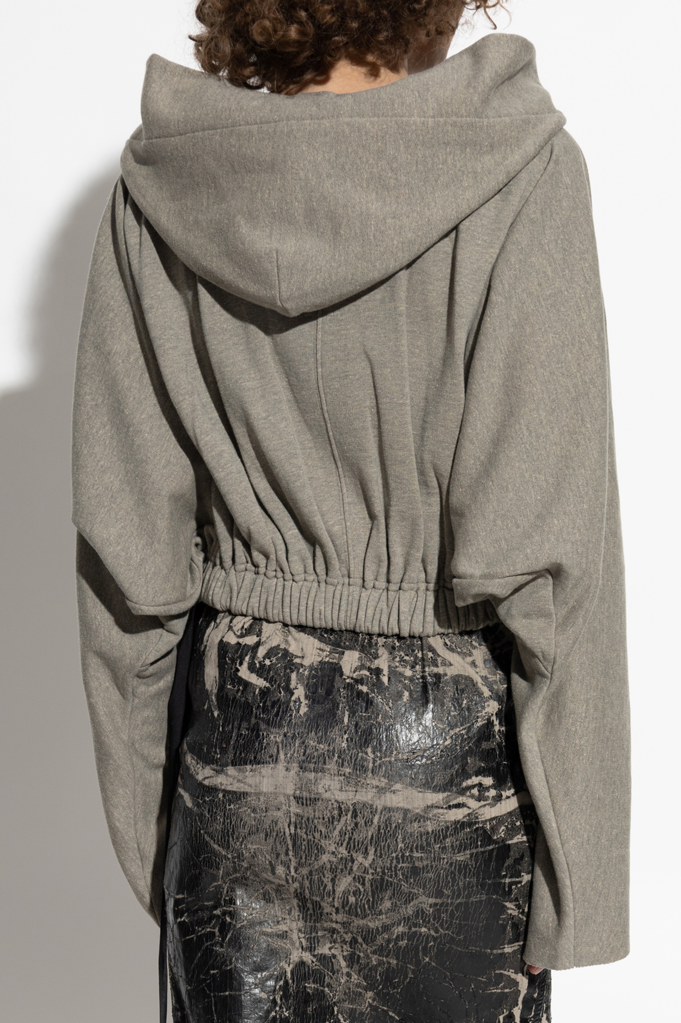 Rick Owens DRKSHDW Cropped hoodie | Women's | Vitkac